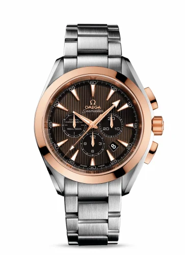 Omega Seamaster Aqua Terra 150M Co-Axial 44 Chronograph Stainless Steel / Red Gold / Grey / Bracelet 231.20.44.50.06.002 (23120445006002)